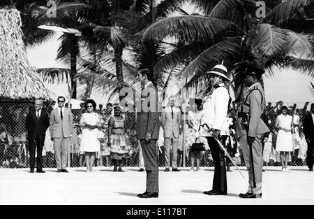 Prince Charles visits Ellis Island Stock Photo