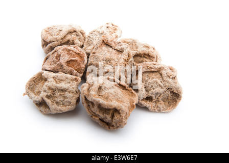 Salted Plum on white background Stock Photo