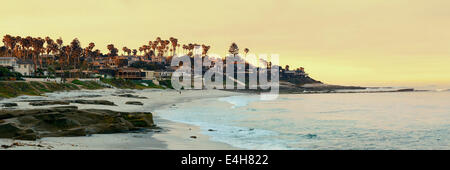 La Jolla Cove beach at San Diego. Stock Photo