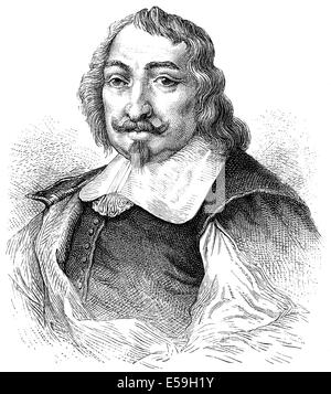 Samuel de Champlain, 1574-1635, a French navigator, cartographer, diplomat, and chronicler, Stock Photo