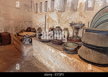 Arab old metal utensils Stock Photo