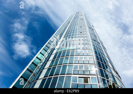 St George Wharf Tower also known as the Vauxhall Tower in London, England -  the tallest solely residential building in the UK Stock Photo