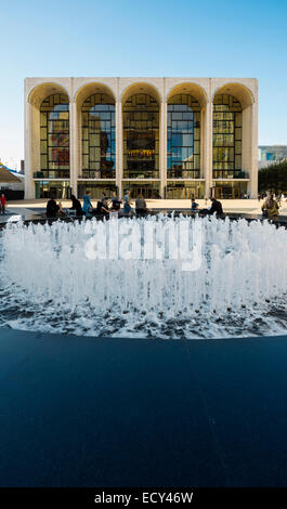 Metropolitan Opera House, Lincoln Center, Manhattan, New York, United States Stock Photo