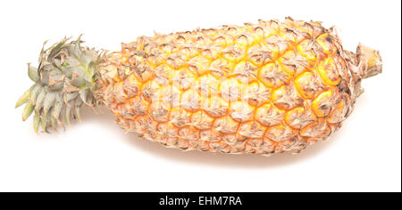 ripe pineapple isolated on white background Stock Photo