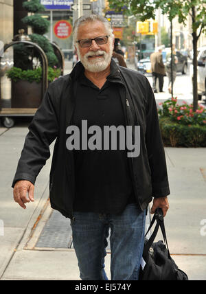 Jonathan Goldsmith, known as the 'The Most Interesting Man in the World' for the Dos Equis beer company, walking in SoHo Featuring: Jonathan Goldsmith Where: Manhattan, New York, United States When: 16 Sep 2014 Stock Photo