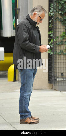 Jonathan Goldsmith, known as the 'The Most Interesting Man in the World' for the Dos Equis beer company, walking in SoHo Featuring: Jonathan Goldsmith Where: Manhattan, New York, United States When: 16 Sep 2014 Stock Photo