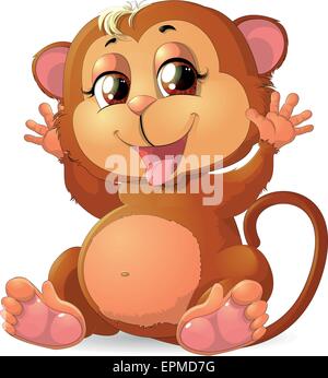 monkey Stock Vector