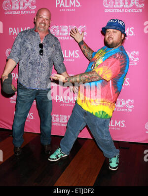 Austin 'Chumlee' Russell debuts at Ghostbar Dayclub inside Palms Resort Casino  Featuring: Rick Harrison, Austin 'Chumlee' Russell Where: Las Vegas, Nevada, United States When: 28 Feb 2015 Credit: DJDM/WENN.com Stock Photo