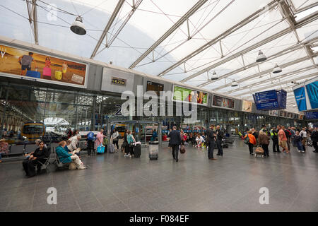 Manchester piccadilly railway station England UK Stock Photo