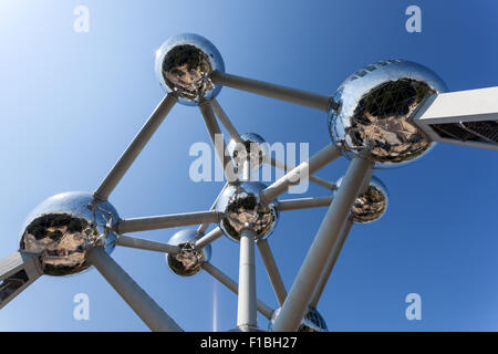 The Atomium structure in Brussels, Belgium Stock Photo