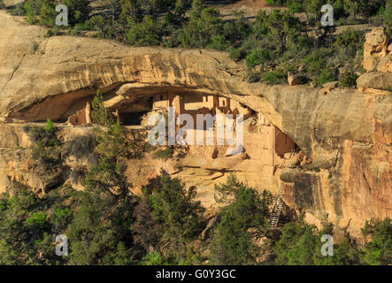 balcony house cliff dwelling at mesa verde national park, colorado Stock Photo