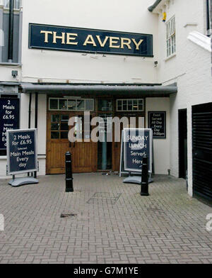 The Avery Pub on Regent Street, Cambridge where student Sally Geeson, 22, was last seen on New Years Eve after becoming separated from friends. Stock Photo