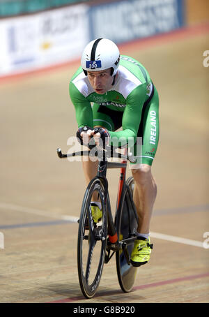 Cycling - 2015 UCI World Masters Track Cycling Championships - Manchester Velodrome Stock Photo