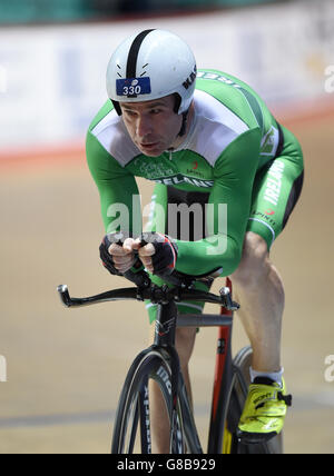 Cycling - 2015 UCI World Masters Track Cycling Championships - Manchester Velodrome Stock Photo