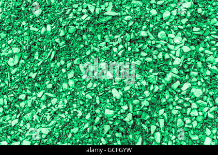 Rough brick ground shot mainly mint green grayish light greenish background Stock Photo