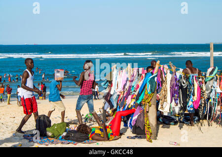 Coco Beach scene on Sunday, Oyster Bay, Dar-es-Salaam, Tanzania Stock Photo