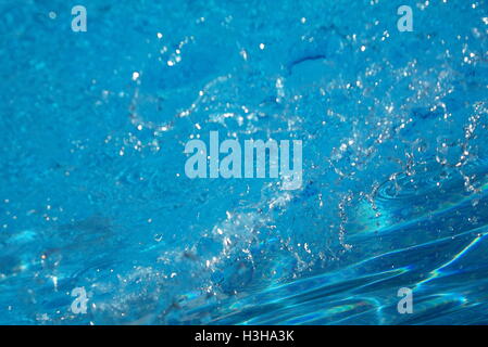 Full frame swimming pool water. Stock Photo