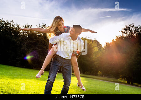 woman humans human beings people folk persons human human being spare time free time leisure leisure time tree trees park Stock Photo