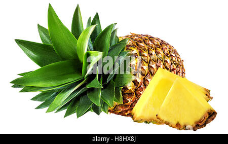 pineapple isolated on white background Stock Photo