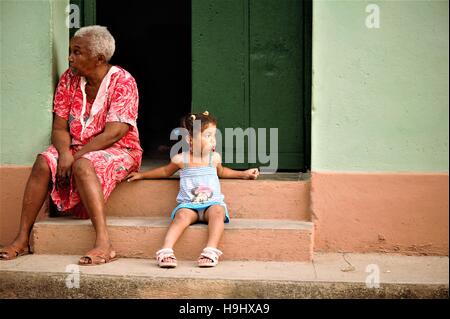 Faces of Cuba. Stock Photo