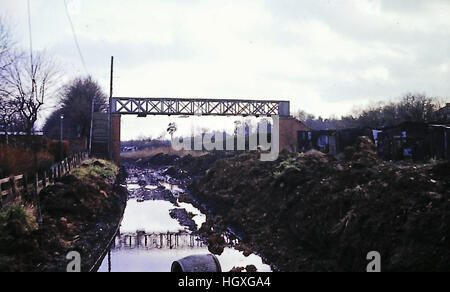 Cemetery Footbridge Stock Photo