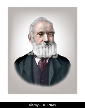 Lord Kelvin, William Thomson, 184-1907, Engineer Stock Photo