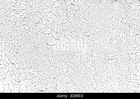 Finely cracked texture template. Easy to create abstract scratched, cracked effects. Stock Vector