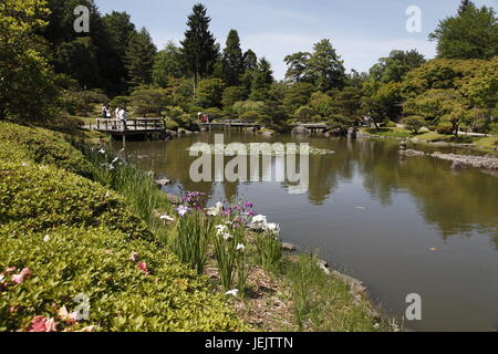 Japanese Garden, Seattle Arboretum Stock Photo