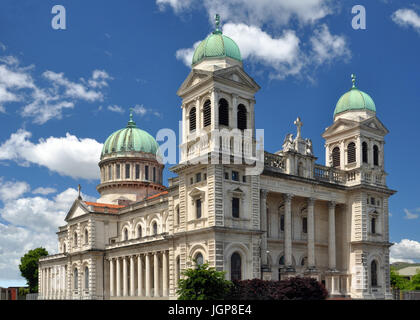 One of Christchurch, New Zealand's 's most treasured buildings - the Catholic Cathedral of the Blessed Sacrament prior to the devastating earthquake i Stock Photo