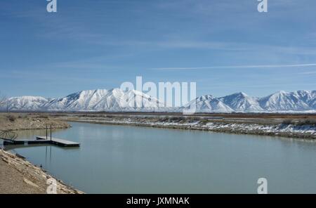 Lake Utah, Spanish Fork, Utah, USA Stock Photo