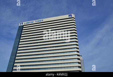 Bangkok, Thailand - Jun 18, 2017. Office building in Bangkok, Thailand. Bangkok is the economic centre of Thailand and the heart of the country invest Stock Photo