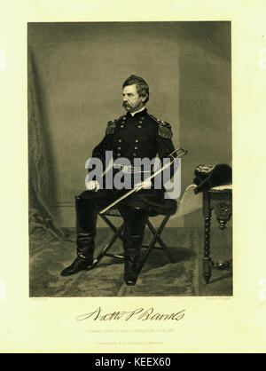 Gen. Nathaniel P. Banks  (Union) Stock Photo