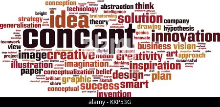 Concept word cloud concept. Vector illustration Stock Vector