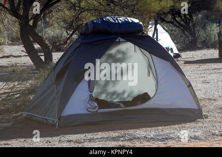 camp-site in the bush Stock Photo