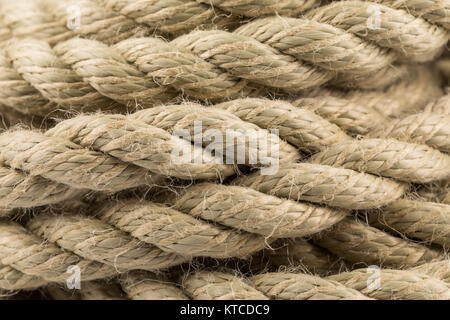 Old rope close up Stock Photo