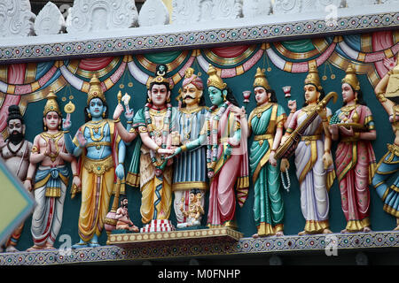 Sri Senpaga Vinayagar Temple in Singapore Stock Photo