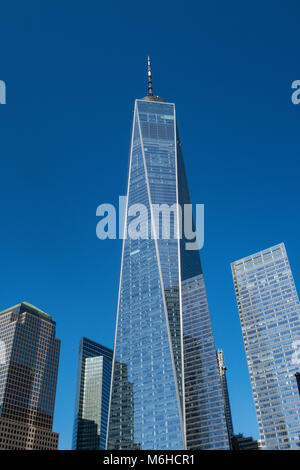 Modern Architecture at the World Trade Center in New York City, USA Stock Photo