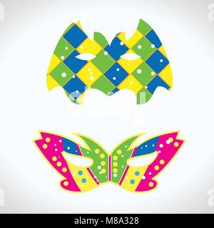 Carnival mask vector isolated Stock Vector