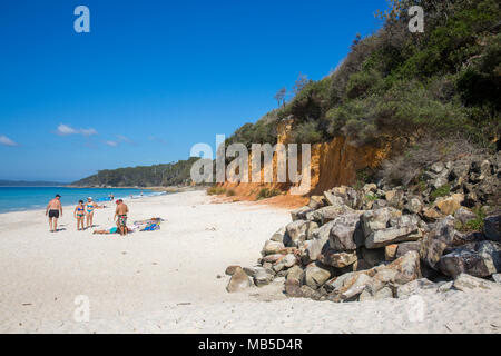 Nelson Beach in Vincentia,Jervis Bay New South Wales,Australia Stock Photo