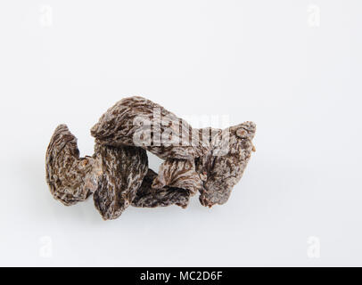 Dried salted peach (Chinese plum, Japanese apricot) on the background Stock Photo