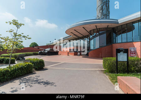 Entrance to Bovington Camp Tank Museum Stock Photo