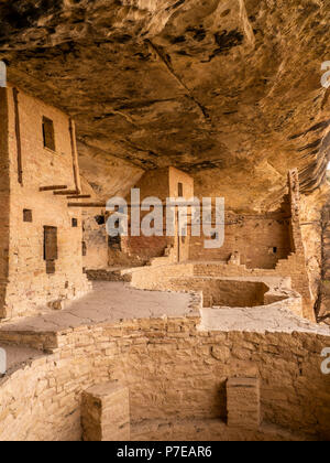 Balcony House Ruins, Mesa Verde National Park, Colorado. Stock Photo