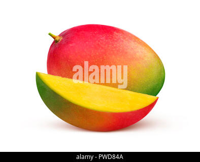 Mango fruit isolated on white background Stock Photo