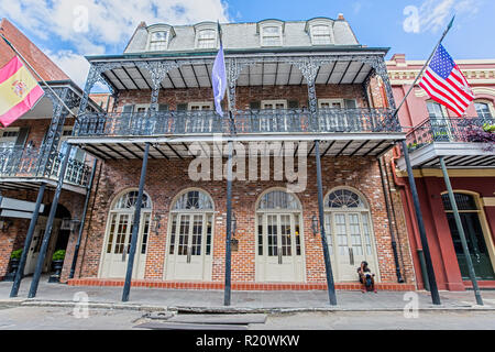 Impression of the French Quarter in New Orleans, LA Stock Photo