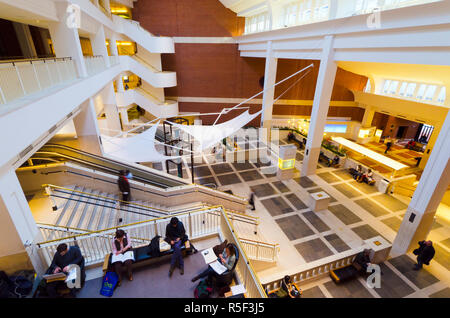 UK, England, London, Kings Cross, British Library Stock Photo