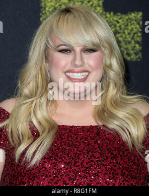 HOLLYWOOD, LOS ANGELES, CA, USA - DECEMBER 12: Rebel Wilson at the World Premiere Of Universal Pictures' 'Pitch Perfect 3' held at the Dolby Theatre on December 12, 2017 in Hollywood, Los Angeles, California, United States. (Photo by Xavier Collin/Image Press Agency) Stock Photo