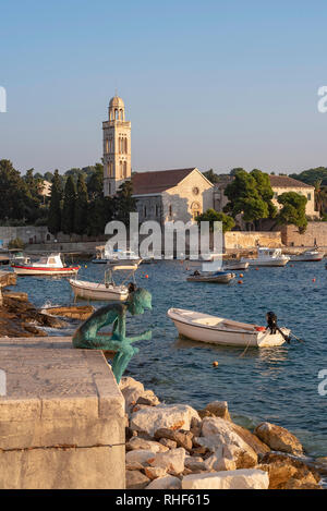 A view of the Franciscan monastery in Hvar Town, Croatia Stock Photo