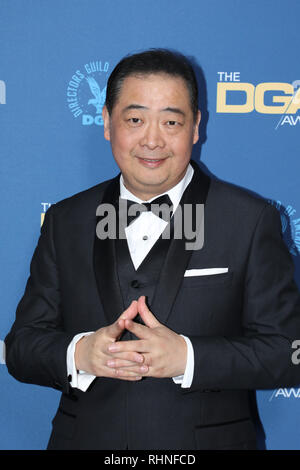 Los Angeles, USA. 2nd February, 2019. TV host Joey Zhou attending the 71st Annual Directors Guild of America Awards at the Ray Dolby Ballroom in Los Angeles, California on February 2, 2019.  Credit: Sheri Determan/Alamy Live News Stock Photo