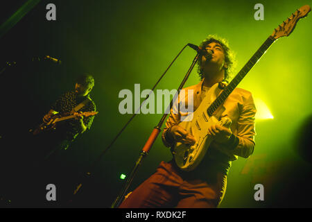 Los Angeles, Ca, USA. 8th Mar, 2019. Albert Hammond Jr. at the Fonda Theatre in Los Angeles, California on March 8, 2019. Credit: Steve Rose/Media Punch/Alamy Live News Stock Photo