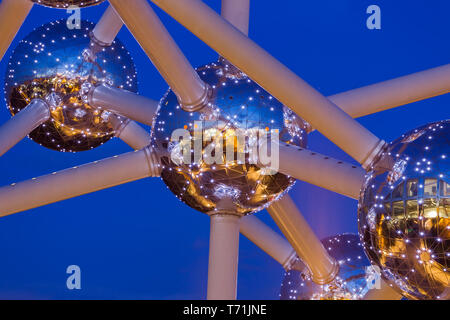 Atomium monument in Brussels Belgium Stock Photo